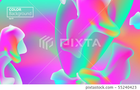Pink background. Dynamic shapes - Stock Illustration [55240423] - PIXTA