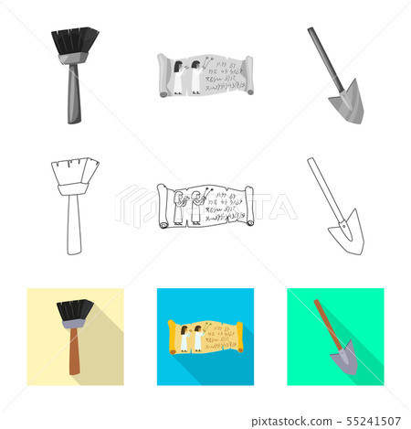 Vector design of story and items icon. Set of story and attributes vector icon for stock. Vector design of story and items icon. Set of story and attributes vector icon for stock. 55241507