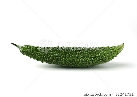 Bitter gourd bitter gourd vegetable white background Bitter gourd bitter gourd vegetable white background 55241731