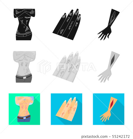Vector illustration of medical and pain symbol. Set of medical and disease vector icon for stock. Vector illustration of medical and pain symbol. Set of medical and disease vector icon for stock. 55242172