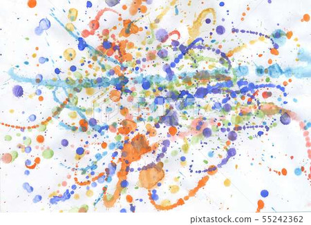 Multicolor Gouache Paint Multicolor Gouache Paint 55242362