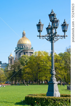St. Isaac's Cathedral. Saint Petersburg Sunny day 55243023