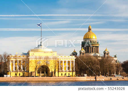 St. Isaac's Cathedral. Saint Petersburg Sunny day 55243026