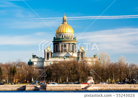St. Isaac's Cathedral. Saint Petersburg Sunny day 55243028