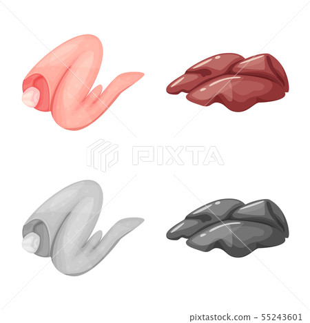 Isolated object of product and poultry icon. Collection of product and agriculture stock vector Isolated object of product and poultry icon. Collection of product and agriculture stock vector 55243601