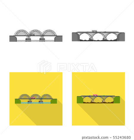 Isolated object of connection and design logo. Set of connection and side stock vector illustration. Isolated object of connection and design logo. Set of connection and side stock vector illustration. 55243680