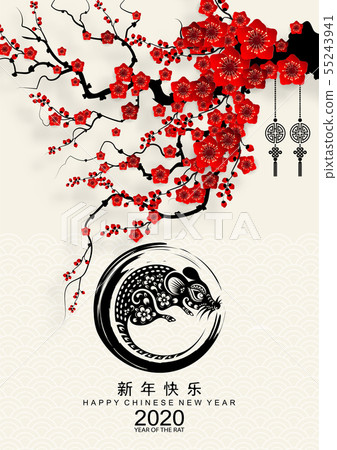 Chinese new year 2020. Chinese new year 2020. 55243941