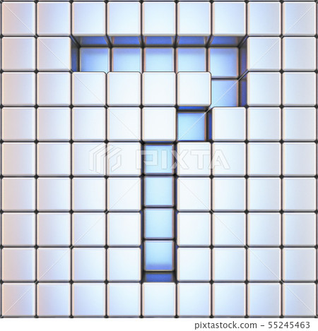 Cube grid Number 7 SEVEN 3D 55245463
