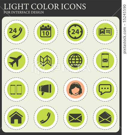 Contacts simply icons 55245590