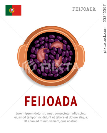 Feijoada. National portugal dish. Feijoada. National portugal dish. 55245597