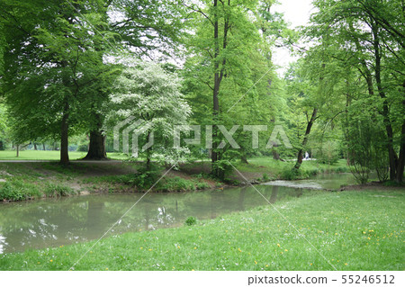 Englischer Garten，人工瀑布（慕尼黑，德國） 55246512