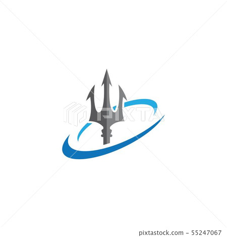 Trident Logo Template vector icon Trident Logo Template vector icon 55247067