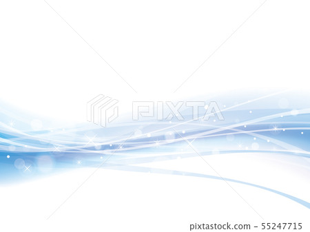 Wave abstract background light blue - Stock Illustration [55247715] - PIXTA