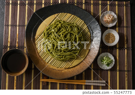 Fresh soba Newly made raw soba Japanese foods Fresh soba Newly made raw soba Japanese foods 55247773