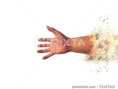 Hand shaped rocket - Stock Illustration [55247822] - PIXTA