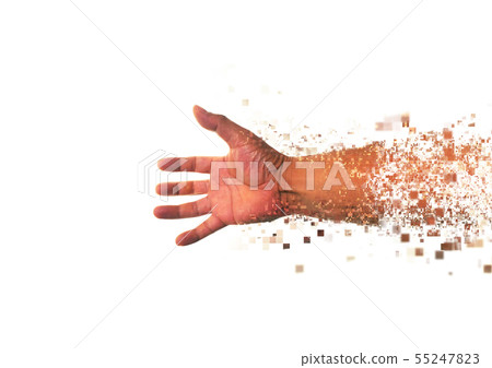 Hand shaped rocket - Stock Illustration [55247823] - PIXTA