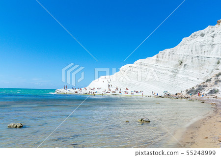 Scala Dei Turchi的白色碼頭,西西里島,南意大利 Scala Dei Turchi的白色碼頭,西西里島,南意大利 55248999