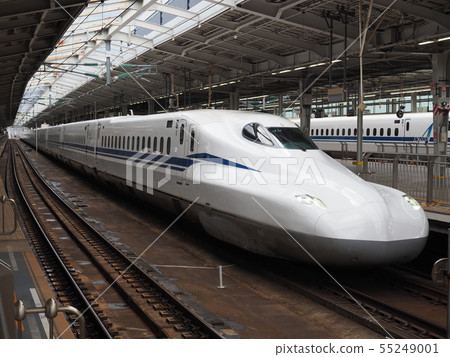 Shinkansen N700S trial run at Shin-Osaka Station Shinkansen N700S trial run at Shin-Osaka Station 55249001