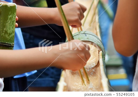 Handmade Nagashi Somen, a memory of a summer day made by parents and children! Okawachi, Izumi City, Kagoshima Prefecture 55249105