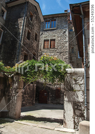 Buildings and gate in the city of Chambery Buildings and gate in the city of Chambery 55249396