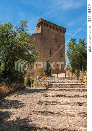 Staircase to Pope John XXII Castle in France 55249409