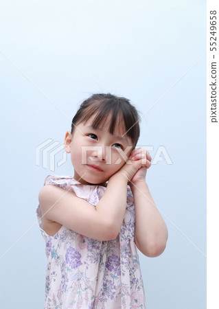 Casual (Summer clothes Spring clothes Girls Japanese Children 3 years old Fashion portrait Ponytail) Casual (Summer clothes Spring clothes Girls Japanese Children 3 years old Fashion portrait Ponytail) 55249658