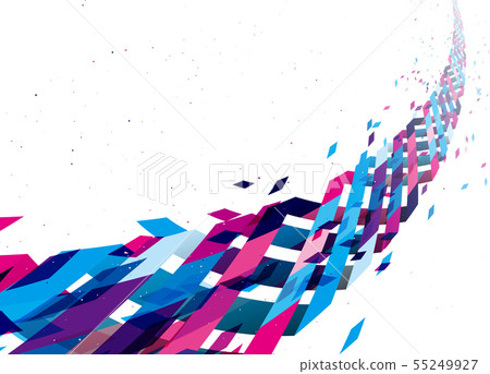 Three-dimensional illustration shape design 55249927