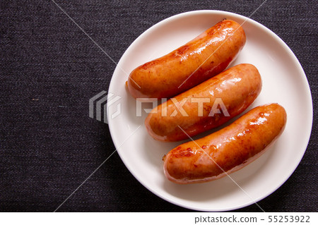 Frankfurt sausage · pork sausage (baked in a frying pan). Frankfurt sausage · pork sausage (baked in a frying pan). 55253922