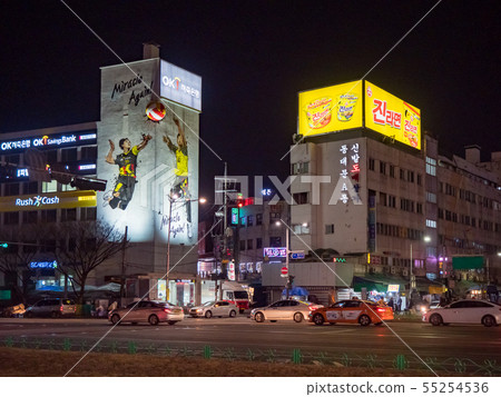 night view of Seoul  55254536