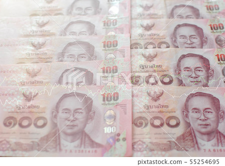 Thai banknotes that Thai people use 55254695