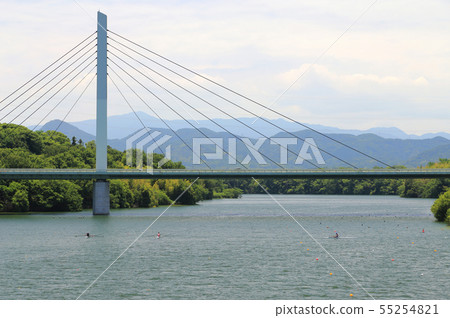 府中湖和獨木舟，高松路贊岐府中湖大橋 55254821