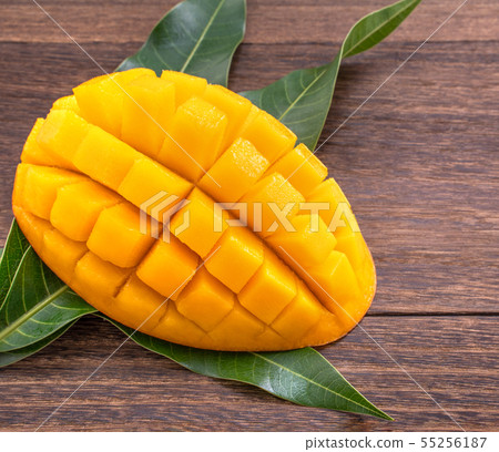 芒果 水果 Design Summer Tendai Taiwan Fresh Mango Flat lay Mango Cut Mango 55256187