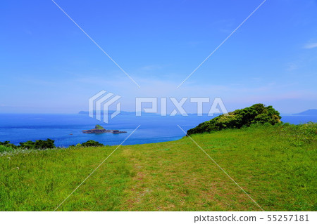 The sea of Iketsujima 55257181