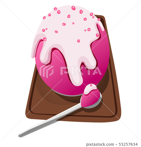 This is a vector file of Kakigori or Bingsu or 55257634