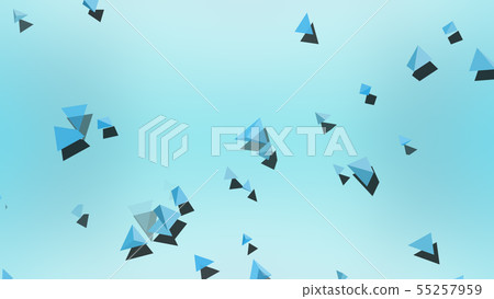 CG triangle Many triangles - Stock Illustration [55257959] - PIXTA