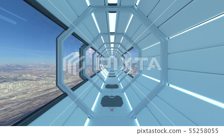  Futuristic building 55258055