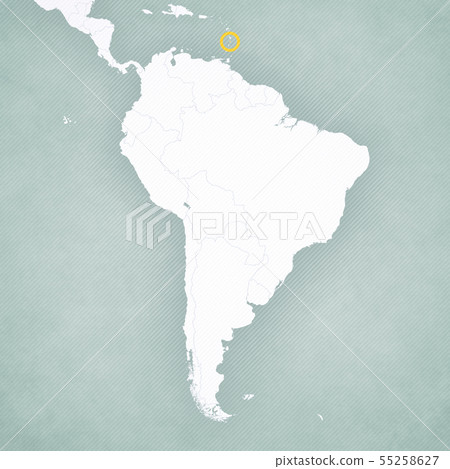 Map of South America - Saint Lucia Map of South America - Saint Lucia 55258627