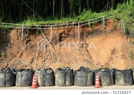 Landslide site Landslide site 55258827