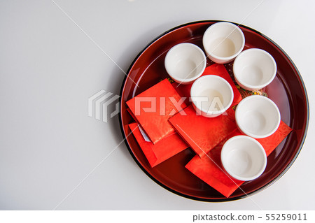 婚禮儀式職業奉獻茶和蘇打水(婚姻,婚姻,武術儀式,茶杯) 婚禮儀式職業奉獻茶和蘇打水(婚姻,婚姻,武術儀式,茶杯) 55259011