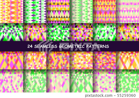 geometry triangle pattern 55259360