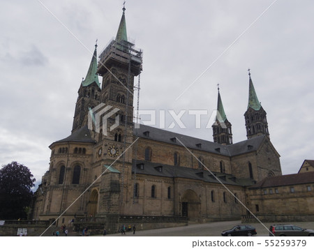 World Heritage Germany Bamberg Bamberg Cathedral Panoramic view World Heritage Germany Bamberg Bamberg Cathedral Panoramic view 55259379
