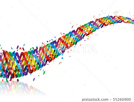 Three-dimensional illustration shape design 55260900
