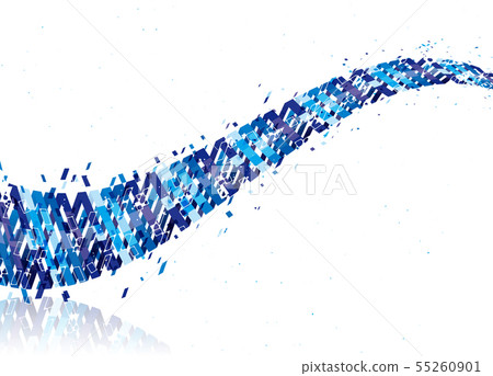 Three-dimensional illustration shape design 55260901