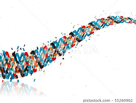 Three-dimensional illustration shape design Three-dimensional illustration shape design 55260902