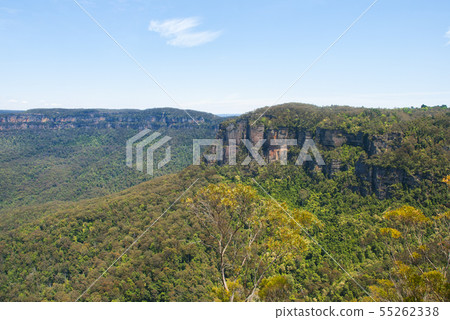 australia NSW blue mountains panoramic view australia NSW blue mountains panoramic view 55262338