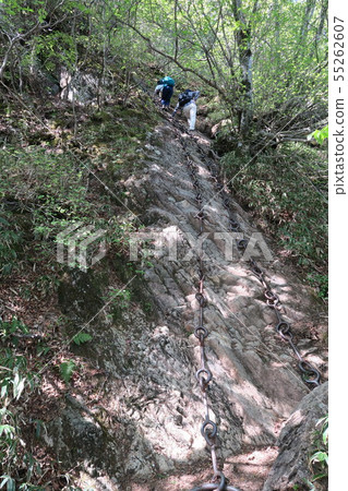 [Japan's 100 Famous Mountains] Mt. Ishizuchi Trial Chain Saijo City, Ehime Prefecture 55262607