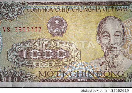 Vietnamese currency Don 1000 Dong bill 55262619