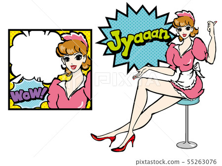 矢量人女美國漫畫美國漫畫女服務員女服務員年輕美麗美麗 矢量人女美國漫畫美國漫畫女服務員女服務員年輕美麗美麗 55263076