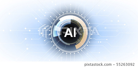 Artificial intelligence. Technology web Artificial intelligence. Technology web 55263092