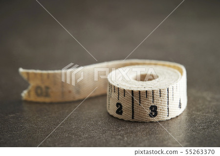 Measure gray background 55263370
